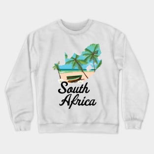 South African Travel poster Crewneck Sweatshirt